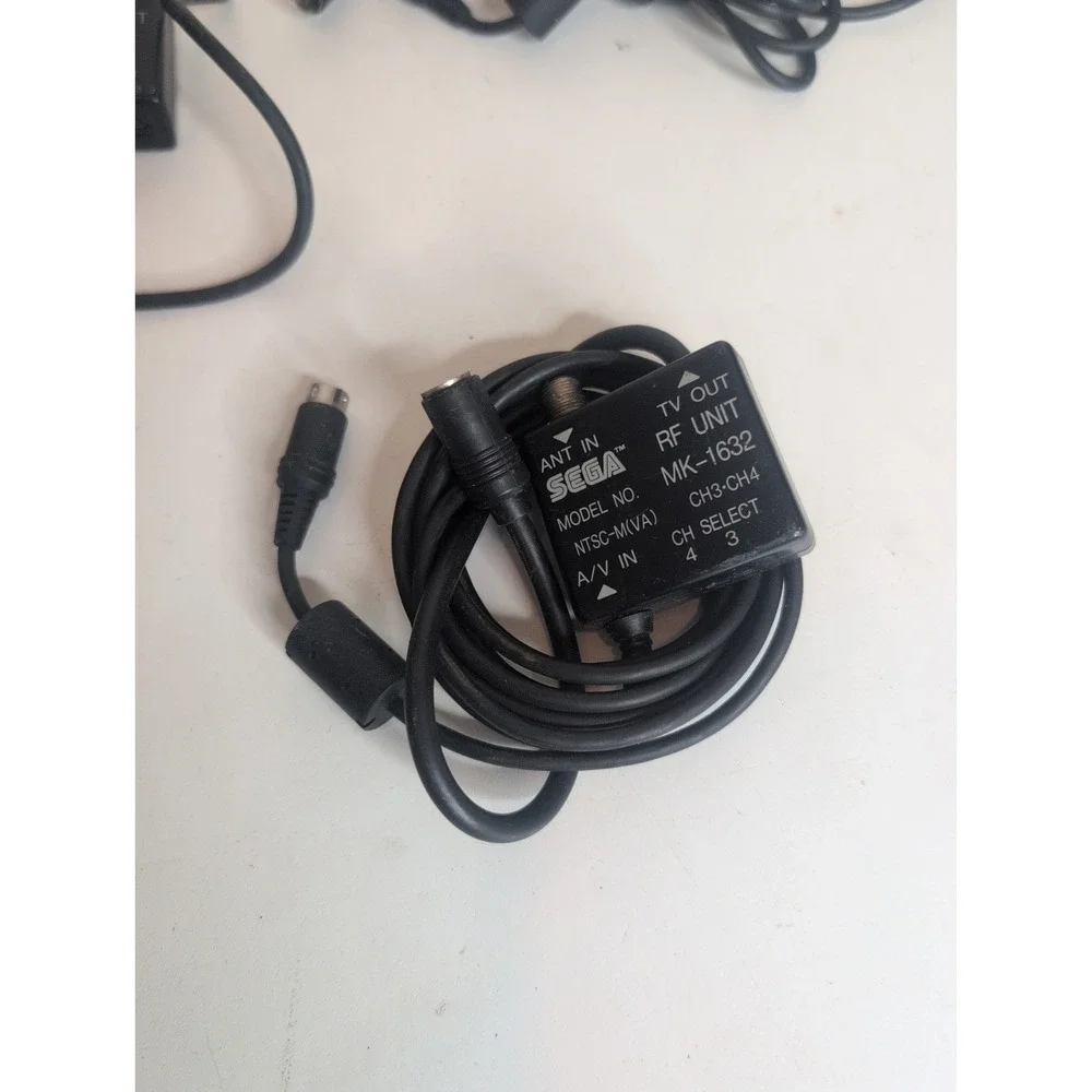 Lot Of 3 Genuine OEM Sega Genesis 9 Pin RF Unit MK-1632 AV Cable Adapter Switch